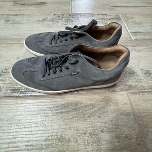Piloti Men’s Nubuck Shift Driving Grey Suede Shoe Size 9.5
